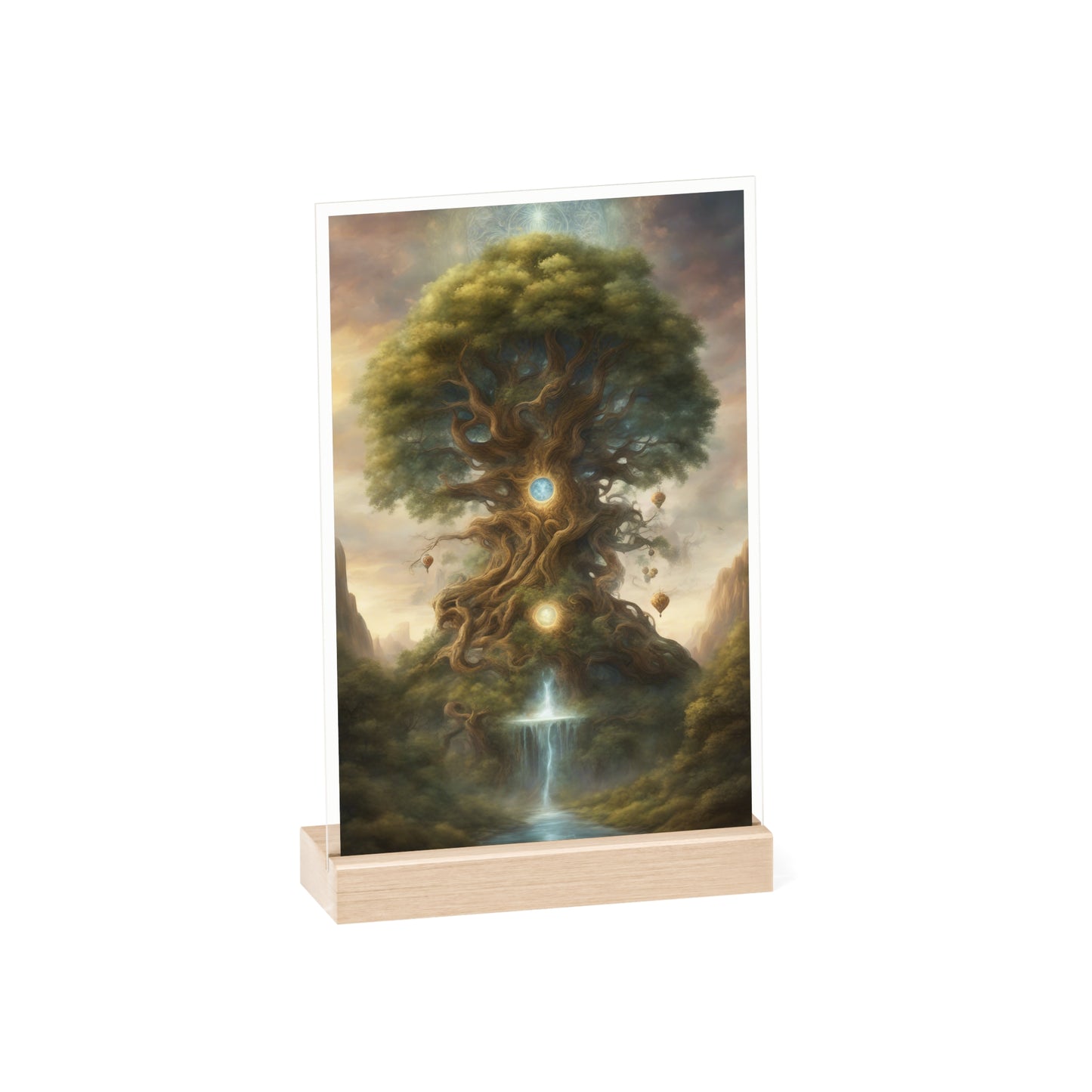 Acrylbild spiritueller Lebensbaum 5