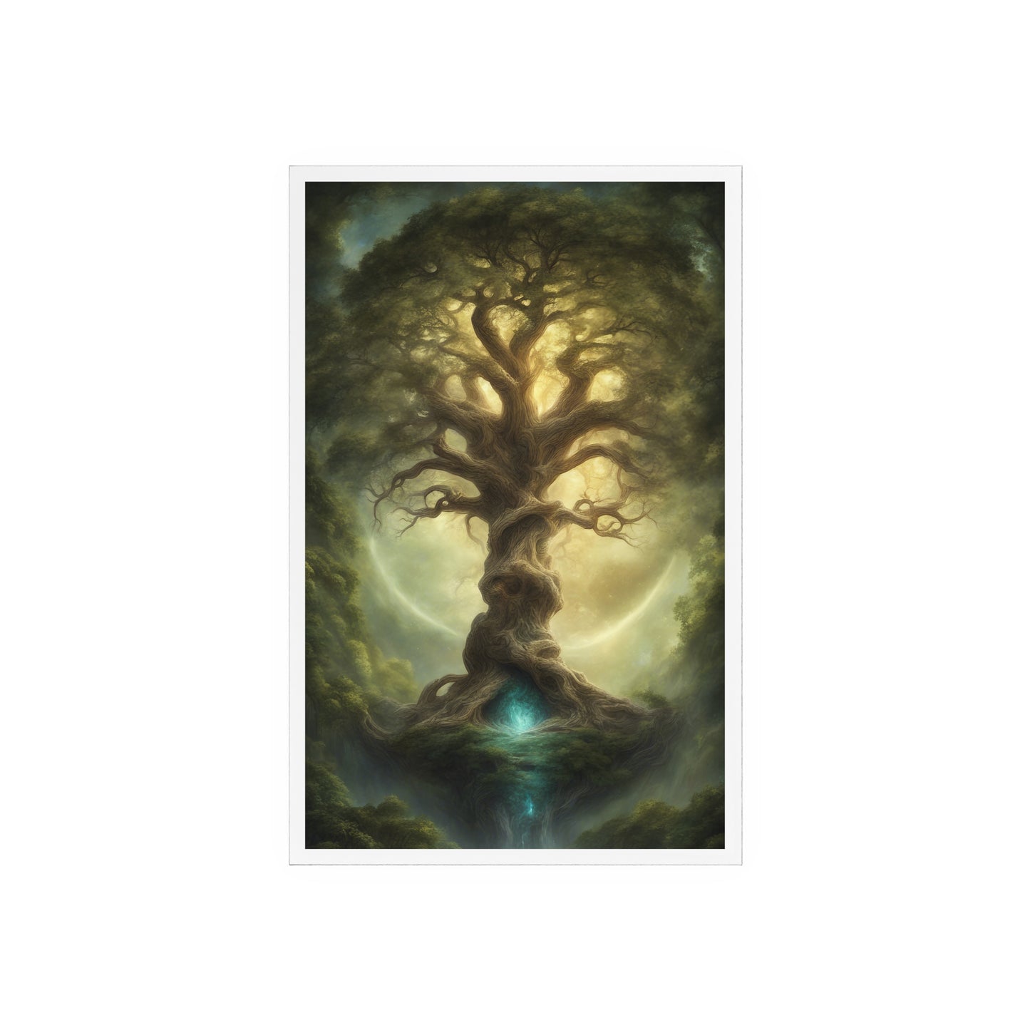 Acrylbild spiritueller Lebensbaum 7