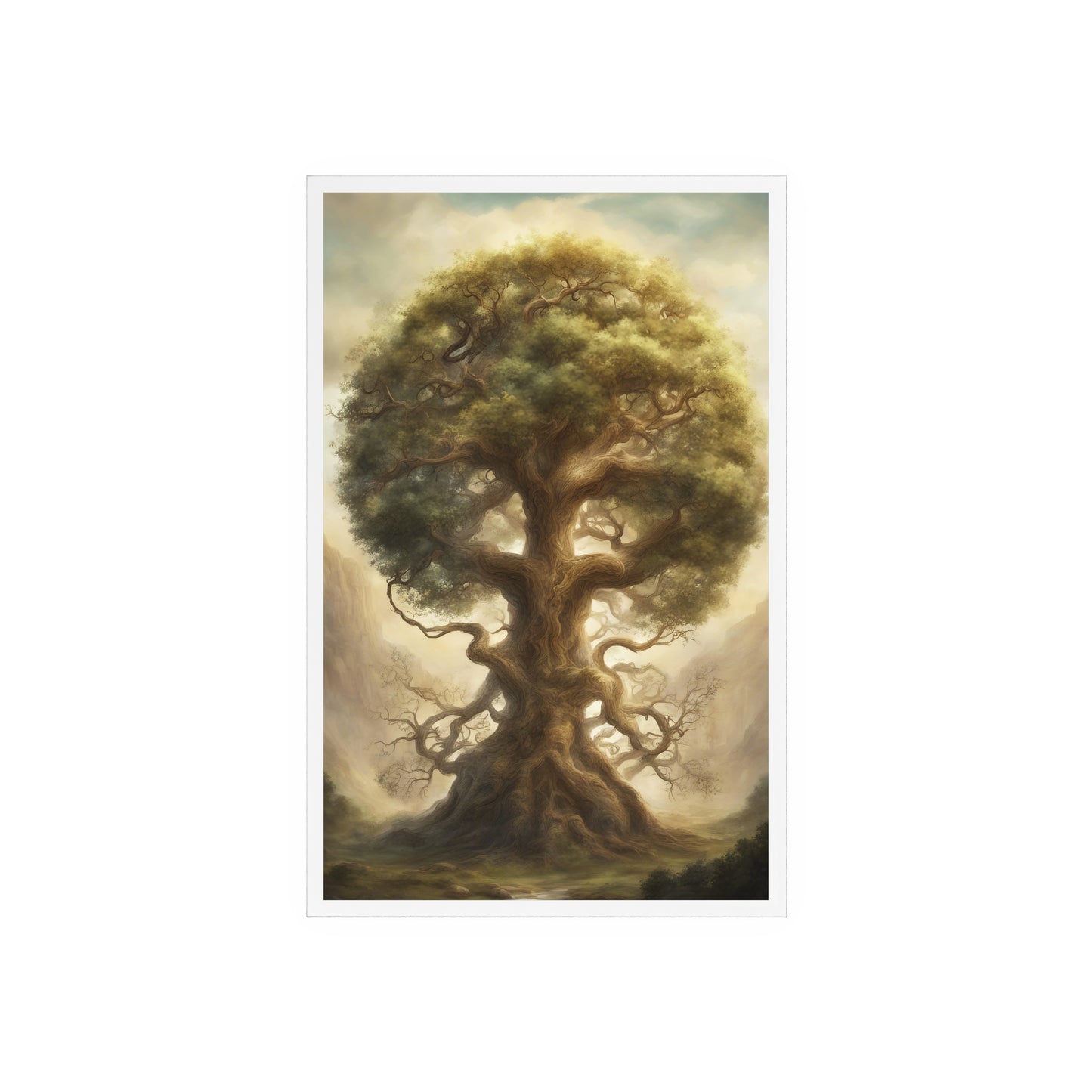 Acrylbild spiritueller Lebensbaum 4