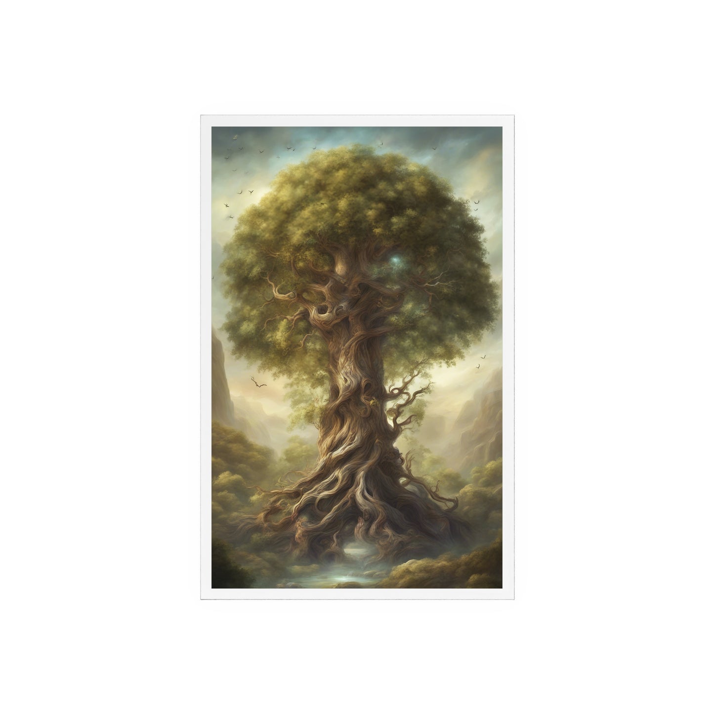 Acrylbild spiritueller Lebensbaum 10