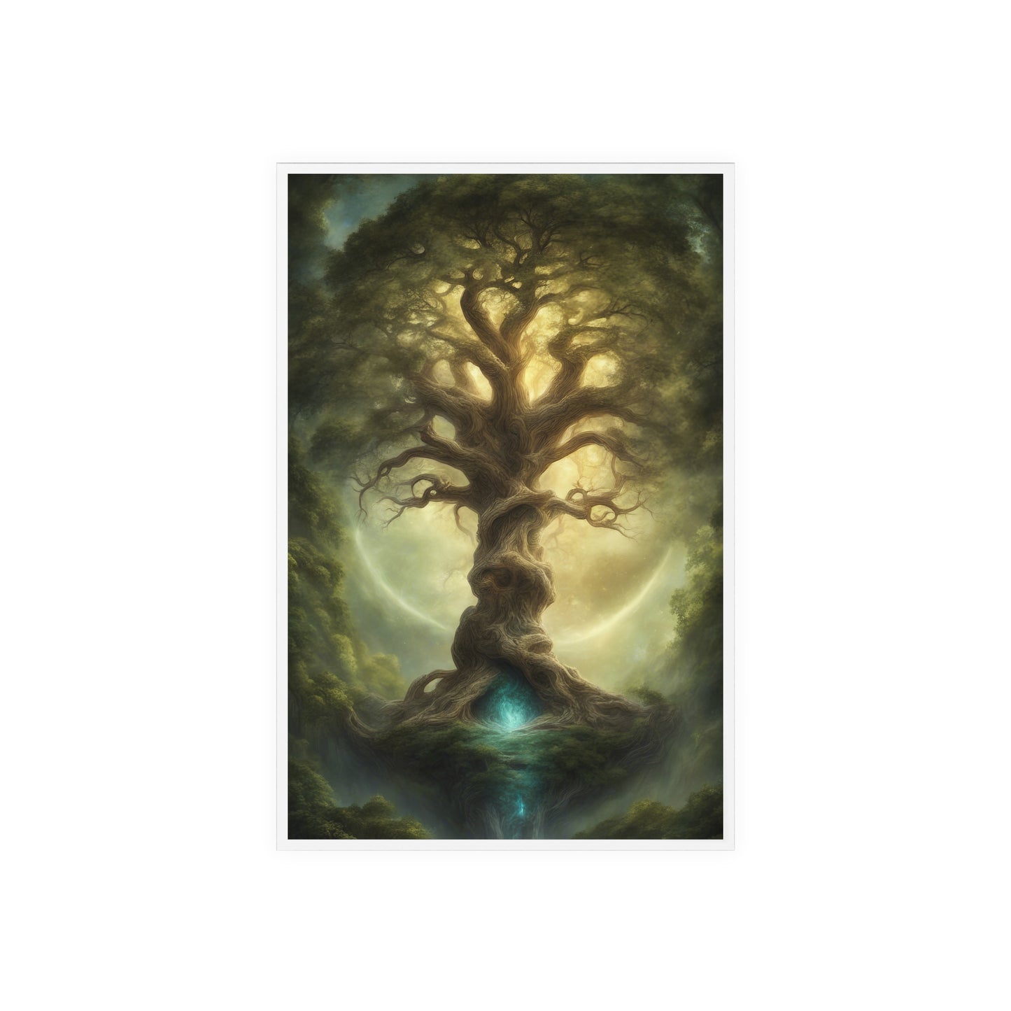 Acrylbild spiritueller Lebensbaum 7